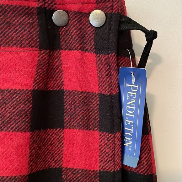 Pendleton Buffalo Plaid Wrap Skirt - Picture 2 of 8